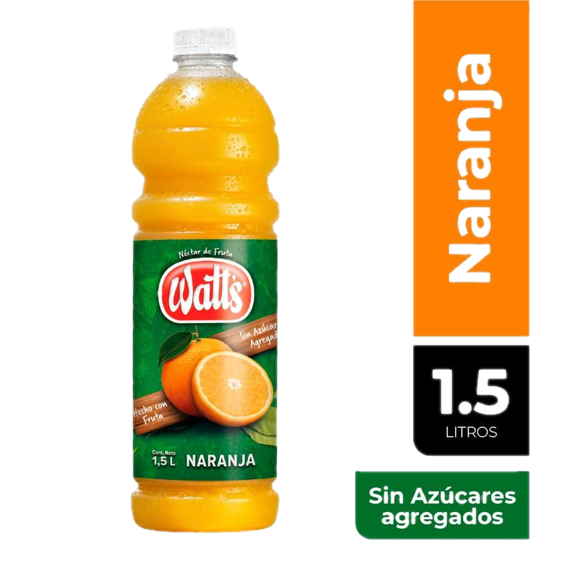 Jugo Watts Naranja 1,5 L