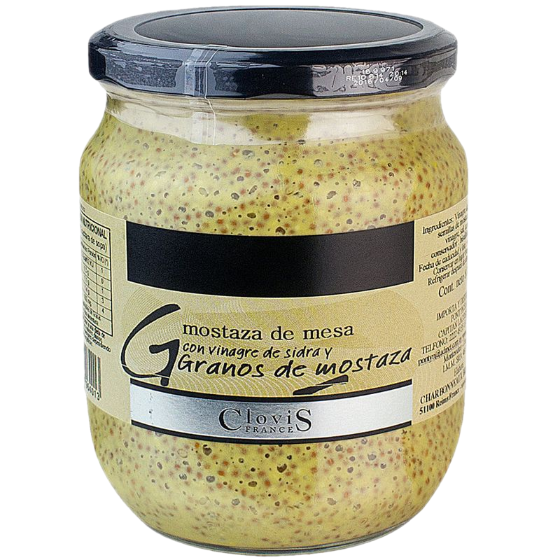 Mostaza Con Vinagre De Sidra Clovis 200 G