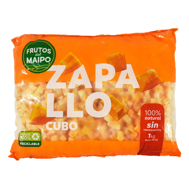 Zapallo En Cubos Frutos Del Maipo 1 Kg