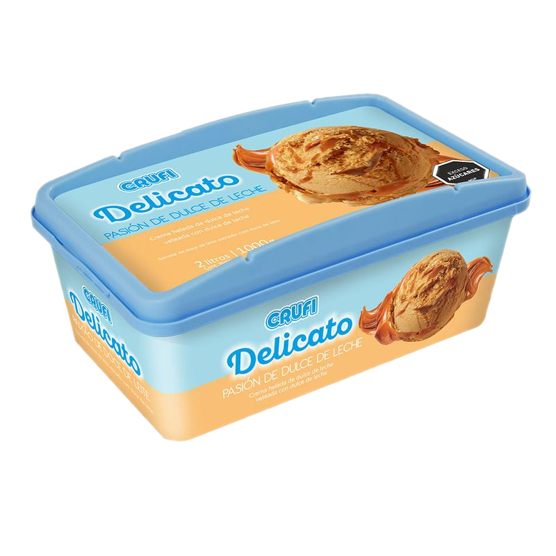 Helado Crufi Delicato Pasión De Dulce De Leche 2 L