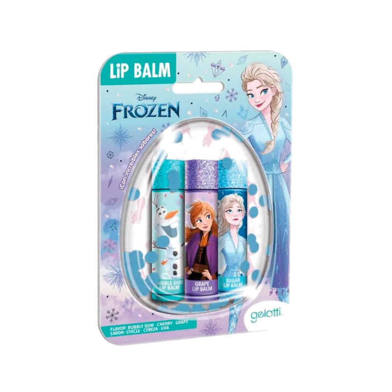 Bálsamo Labial Disney Frozen 3 Unidades