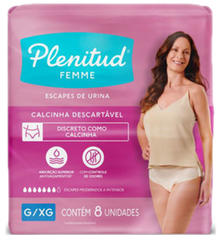 Plenitud Femme Pants G/xg 8 Unidades