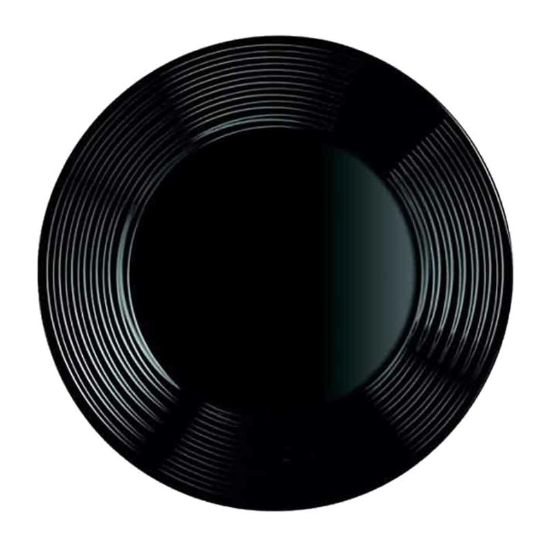 Plato Luminarc L7613 Negro 19cm De Postre