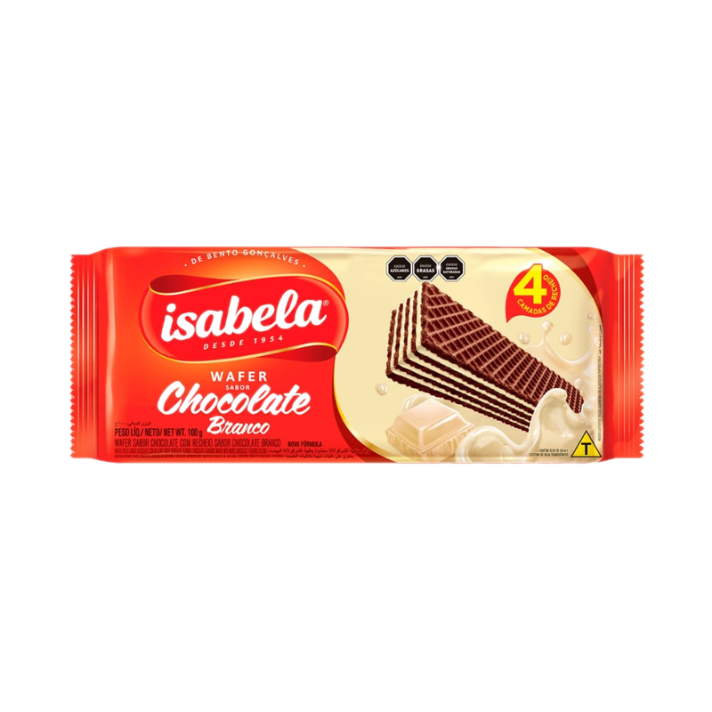 Wafles Isabela 100 G Chocolate Blanco