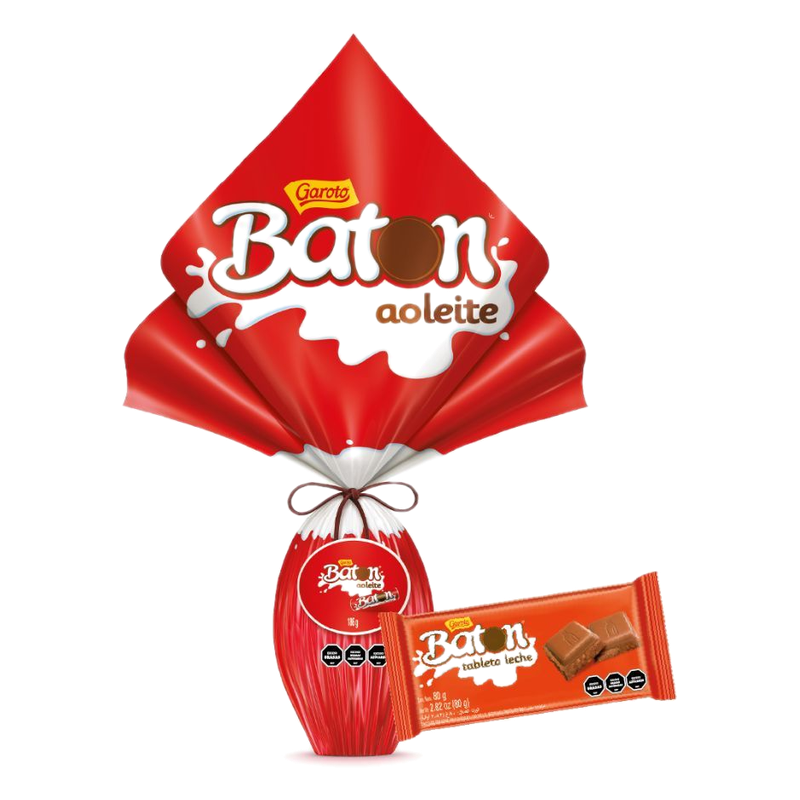 Huevo De Pascua Garoto Baton 240 G