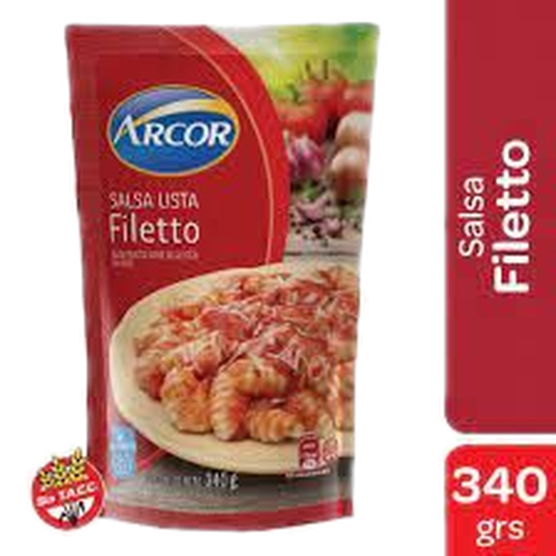 Salsa Filetto Arcor 340 G