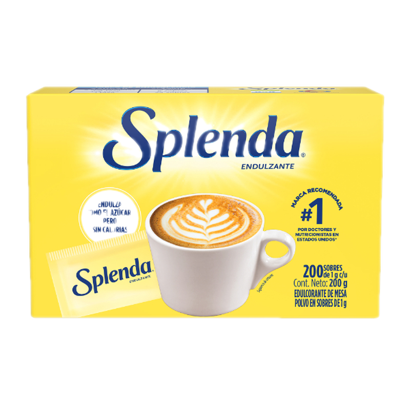 Edulcorante Splenda Sobres 200 Unidades