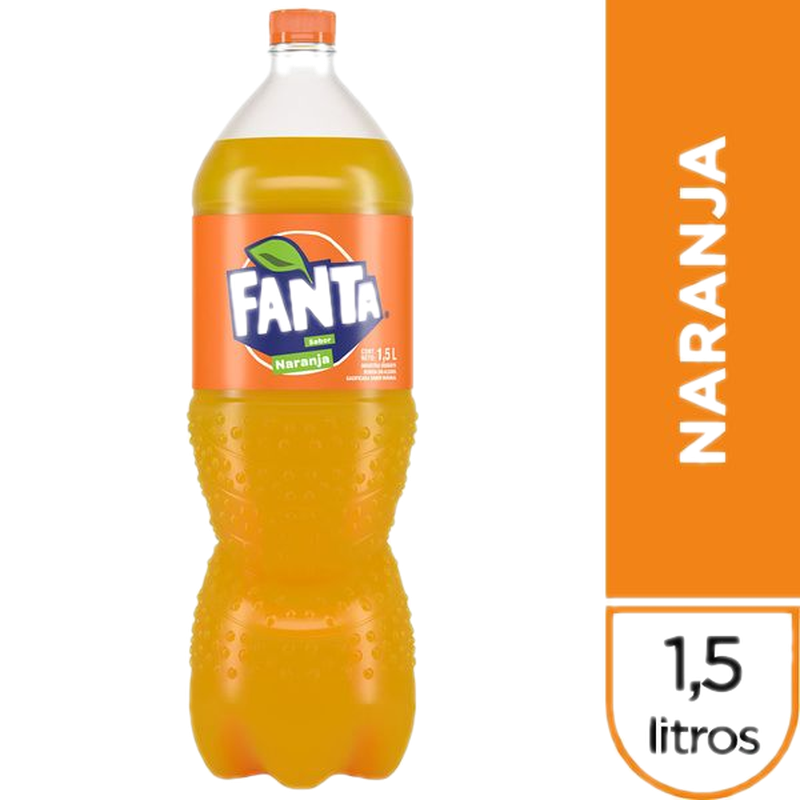 Refresco Fanta Naranja Descartable 1.5 L