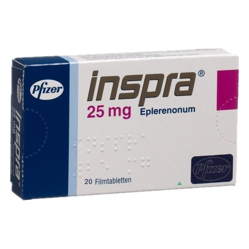 Inspra 25 Mg X 20 Tabletas
