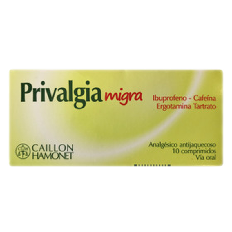 Privalgia Migra 400+100+1mg [10 Comp.]