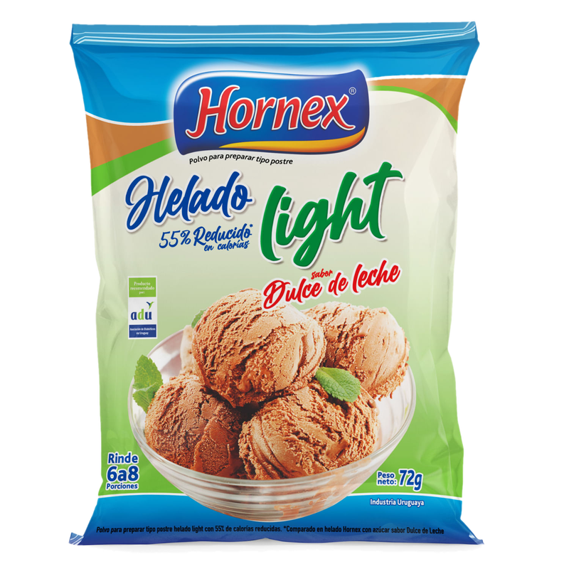 Helado Hornex Dulce De Leche Ligth 72 G