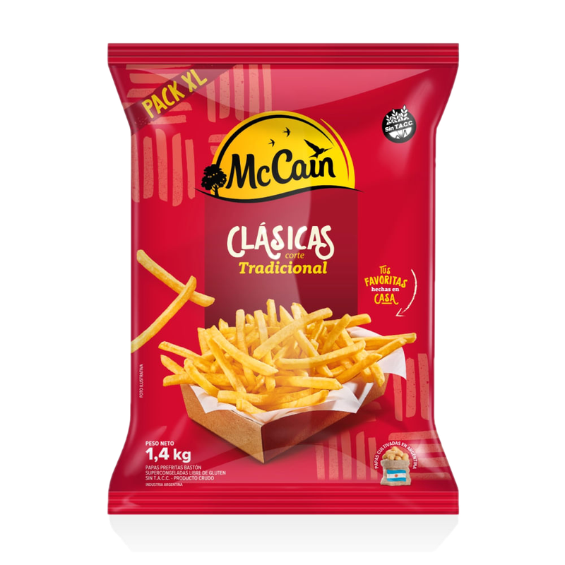Papas Fritas Congeladas Tradicional 1.4 Kg