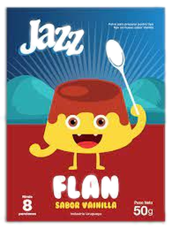 Flan Jazz 8 Porciones 8p 50 G