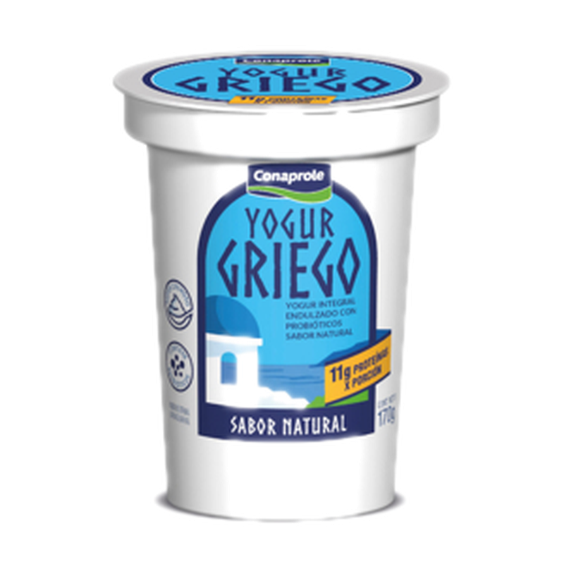 Yogur Griego Conaprole Sabor Natura 170 G