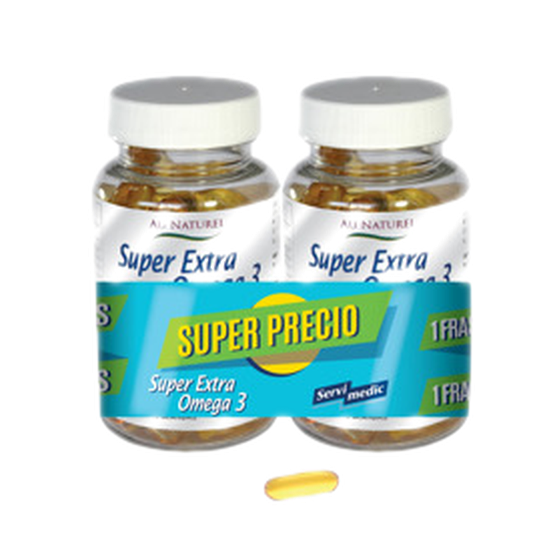 Super Extra Omega 3 Servimedic Pack 30+30 1000 Mg [60 Cap.]