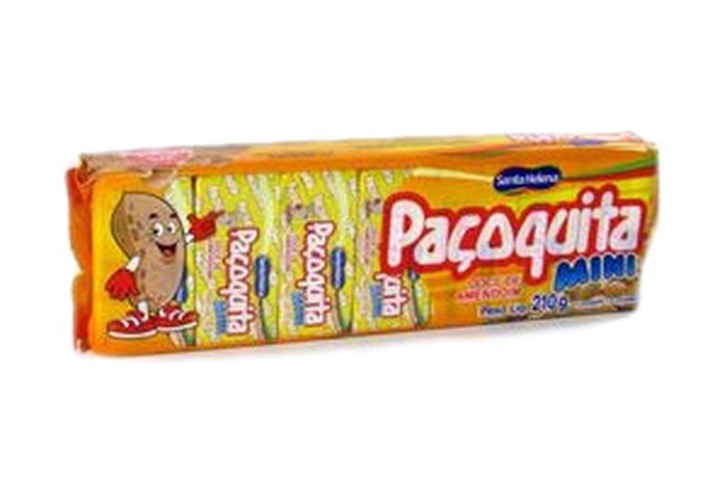 Barra De Maní Santa Helena Pacoquita Mini 210 G