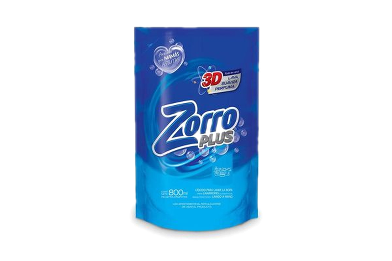 Jabón Liquido Zorro 3d Sachet 800 Ml