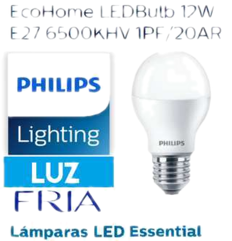 Lampara Philip Ecohome Fria 12w