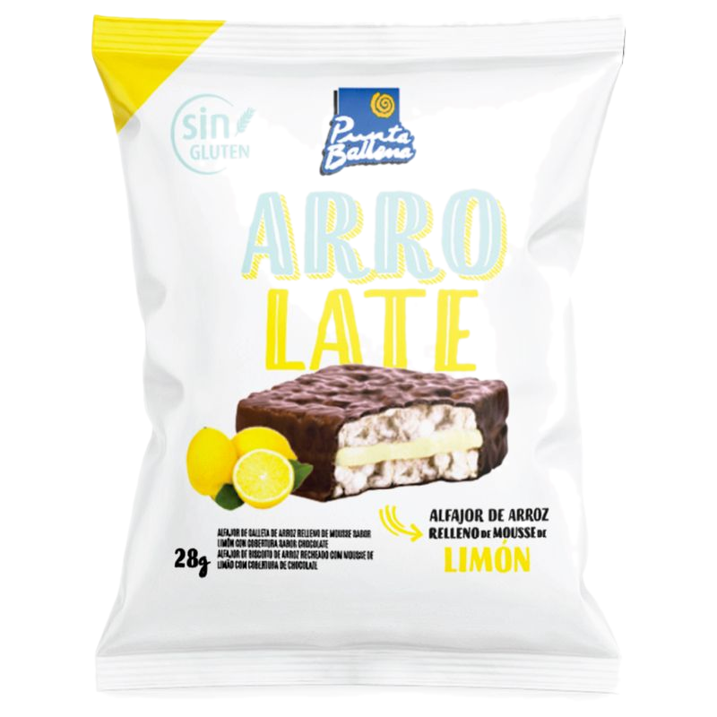 Alfajor Arrolate Limon Punta Ballena 24 G