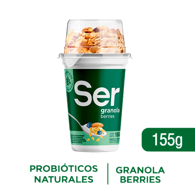Yogur Ser Capuchon Granola Berries 155 Ml