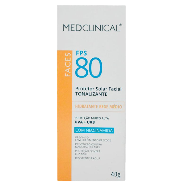 Protector Facial Mediclinical Spf 80 40g