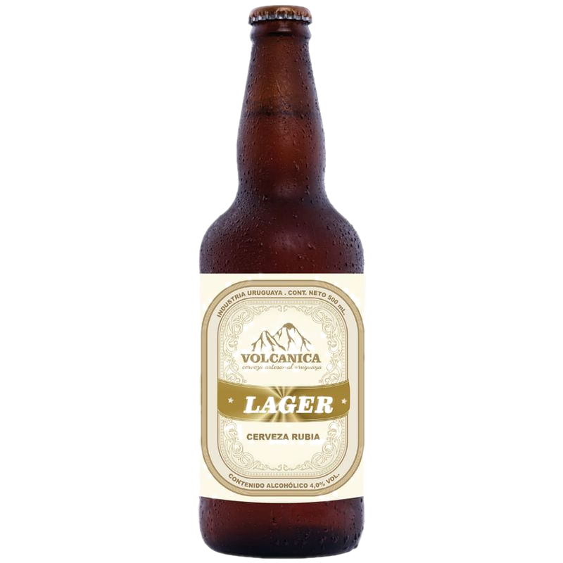 Cerveza Volcanica Rubia Lager 500 Ml