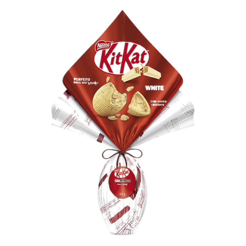 Huevo De Pascua Kit Kat Blanco Con Wafer Crocante 332 G