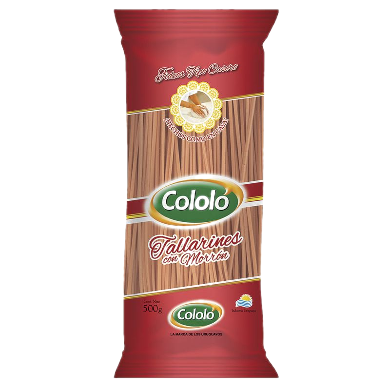 Fideos Tallarín Cololó Con Morrón 500 G