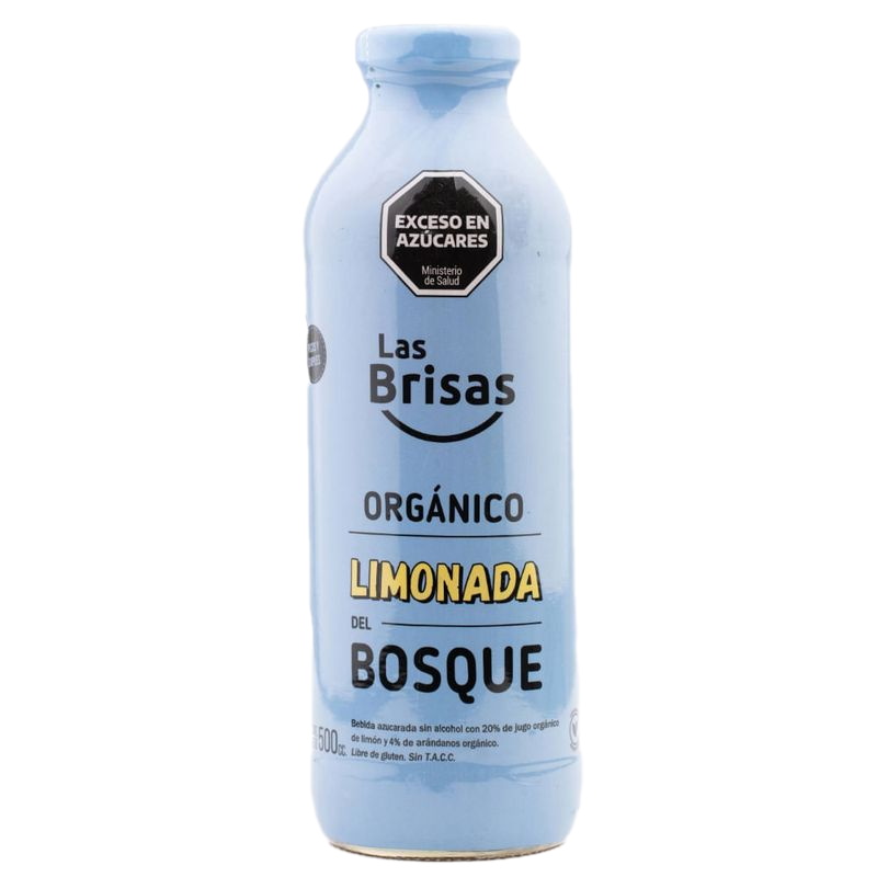 Limonada Orgánica Las Brisas Con Frutas Del Bosque 500 Ml
