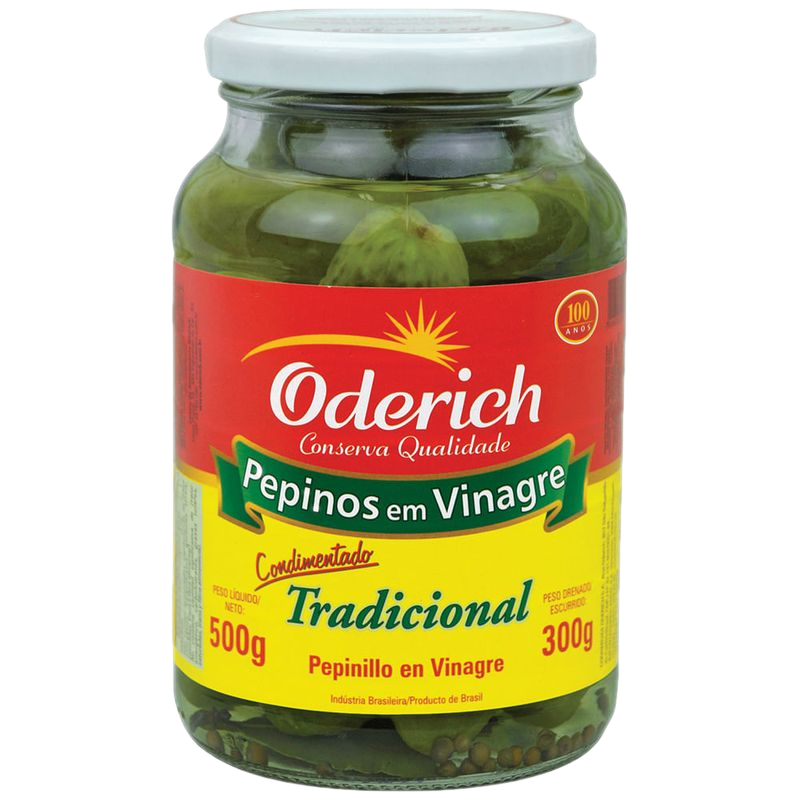 Pepinos En Vinagre Oderich 500 G