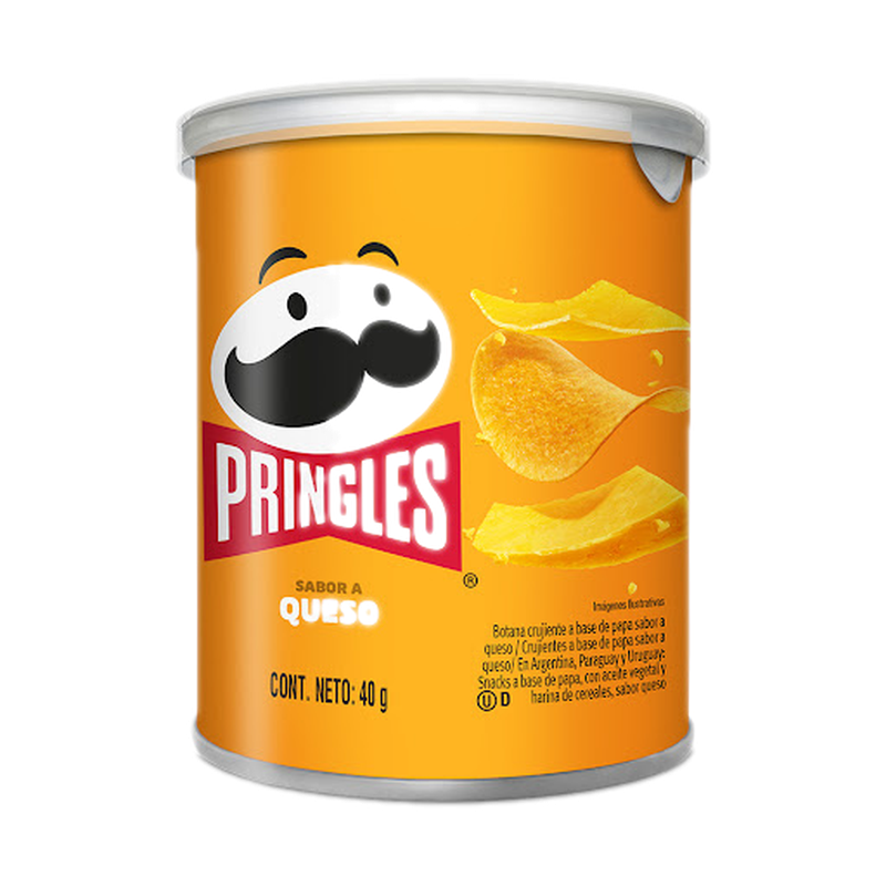 Snack Papas Pringles Queso Lata 40 G