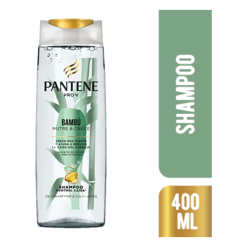 Shampoo Pantene Bambú 400 Ml