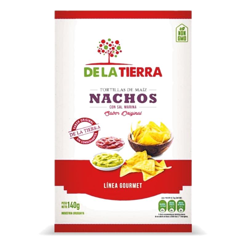 Nachos De La Tierra Original 140 G