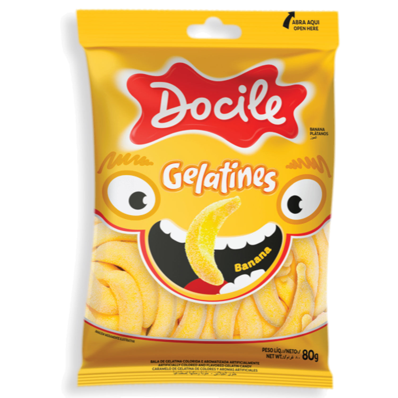 Gelatina Docile Banana 80 G