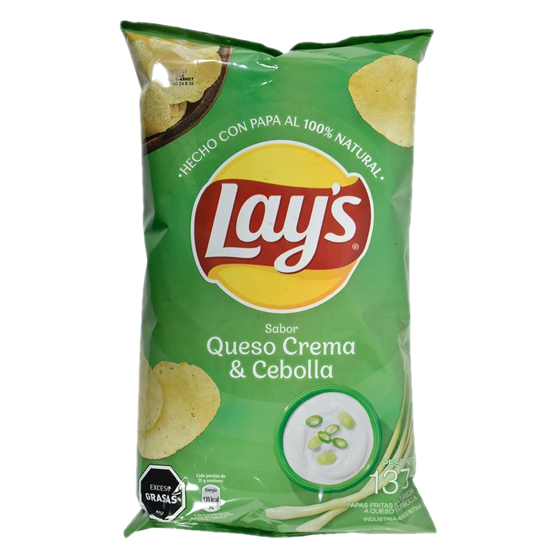 Papas Fritas Lay's Queso Y Cebolla 137 G