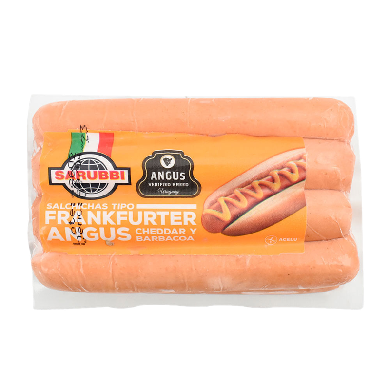 Panchos Cheddar Y Bbq Angus Sarubbi 8 Unidades