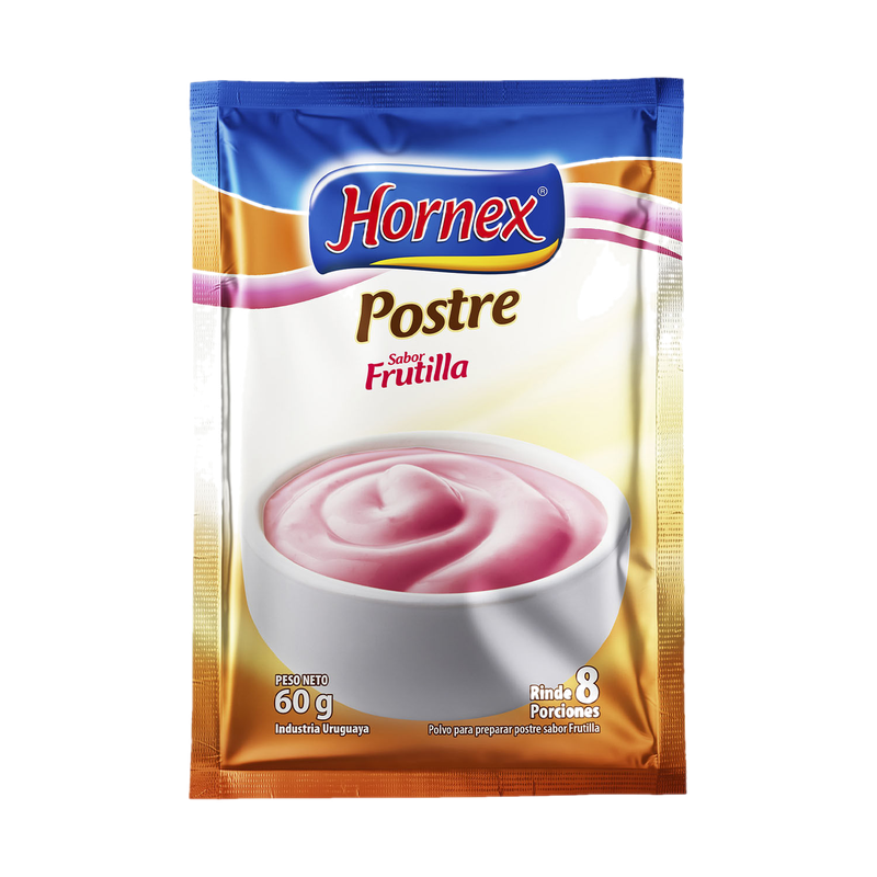 Postre Hornex Frutilla 60 G