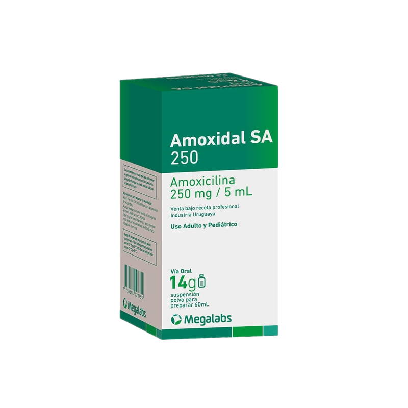 Amoxidal Sa 250 Mg/5 Ml Suspensión 60 Ml