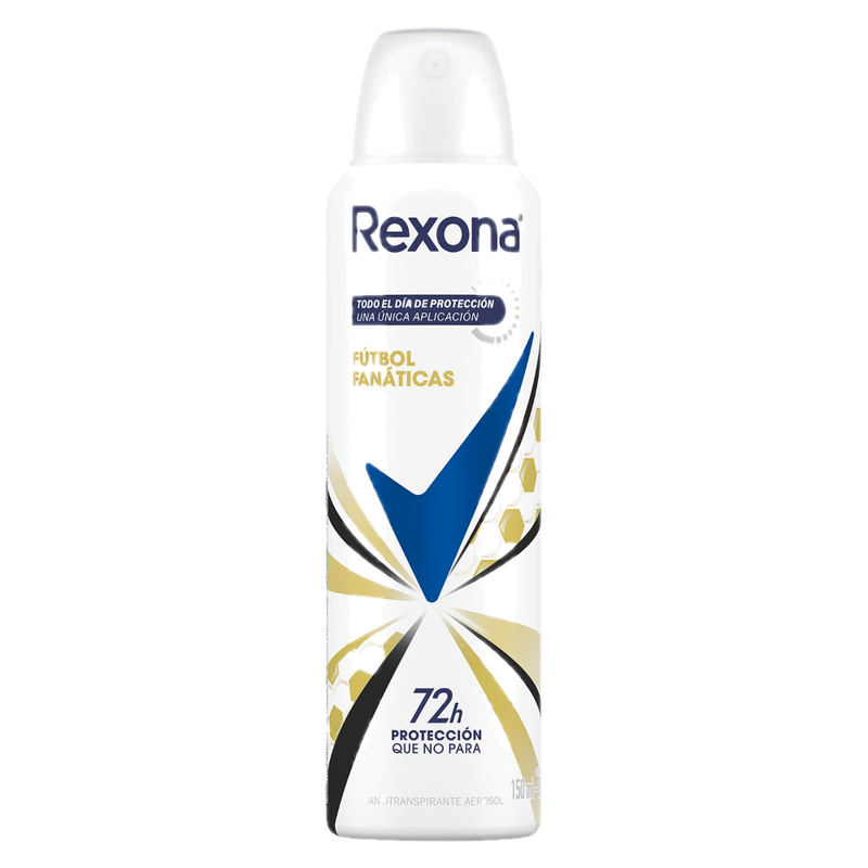Antitranspirante En Aerosol Rexona Woman Fútbol Fanáticas 150 Ml
