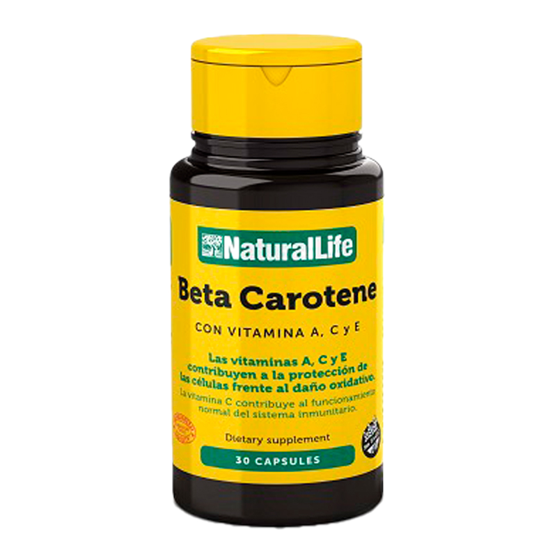 Beta-carotene Natural Life 30 Cápsulas