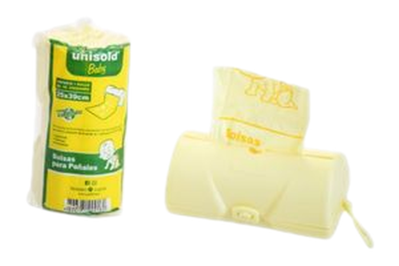 Bolsas Para Pañales Unisold Baby Soporte Con Rollo 40 Unidades