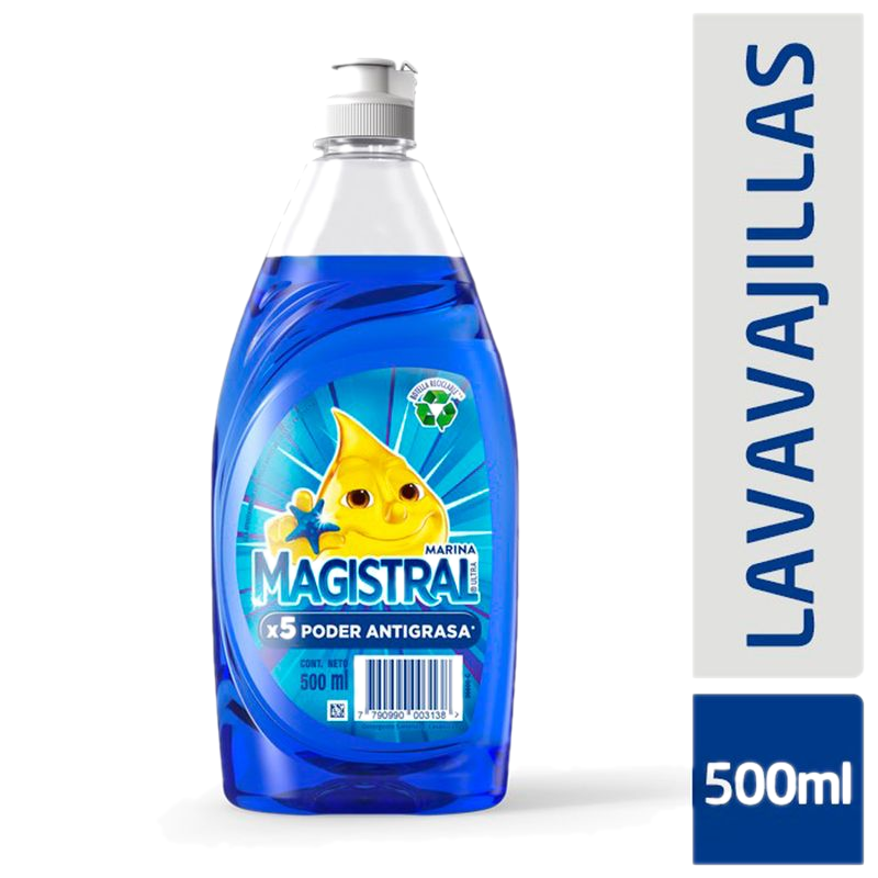 Deter Lavavajilla Magistral Ultra Marina 500 Ml
