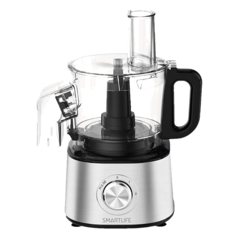 Multiprocesadora Smartlife Con Vaso Licuador 800-1000 W 2 Velocidades + Pulso Sl-fp9089bl