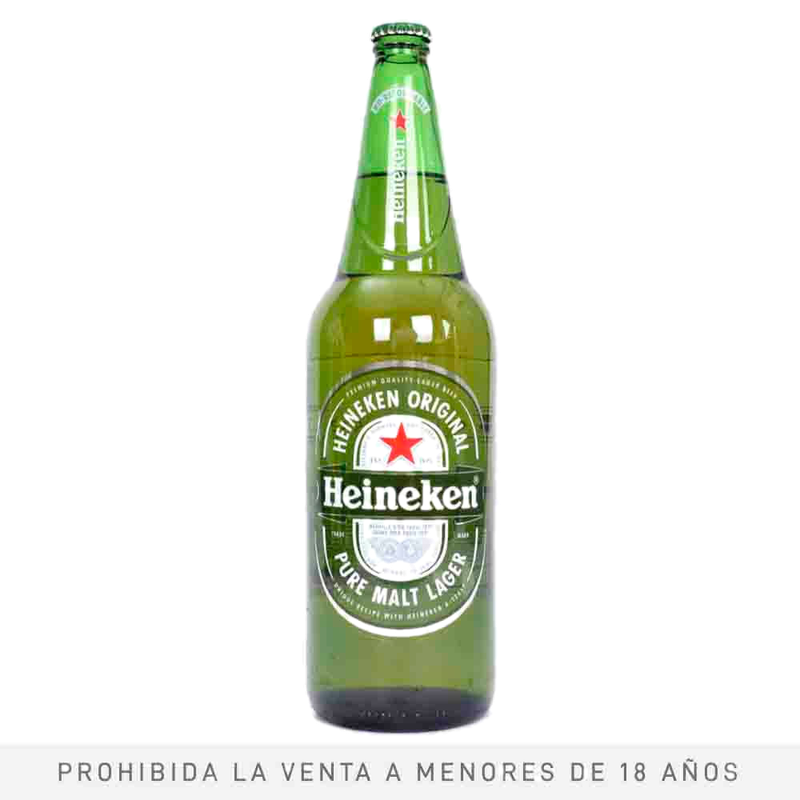 Cerveza Heineken Envase Descartable 1 L