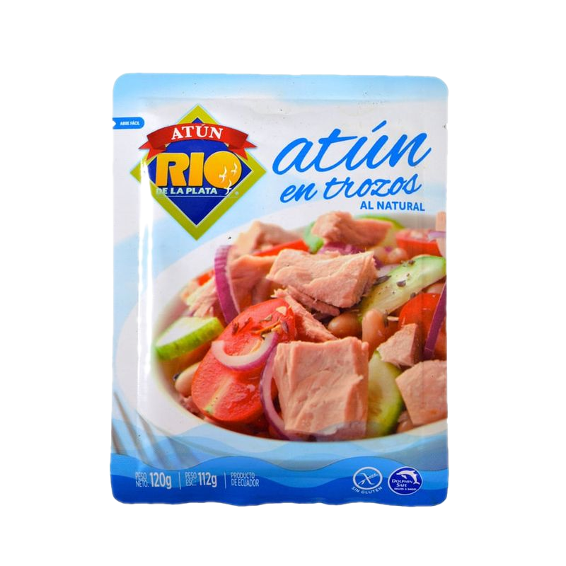 Atún En Trozos Al Natural Rio De La Plata Pouch 120 G