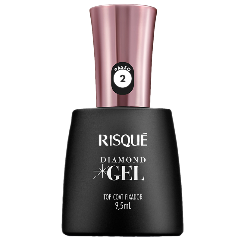 Esmalte Risqué Efecto Gel Top Coat Fixador 9.5 Ml
