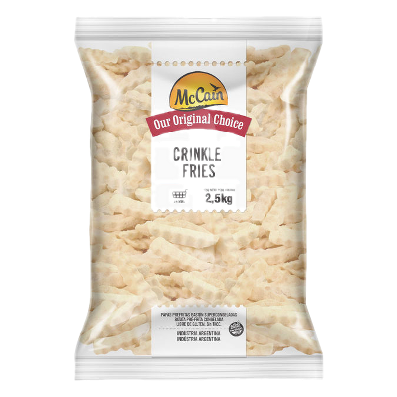 Papas Crinkle Mccain 2.5 Kg