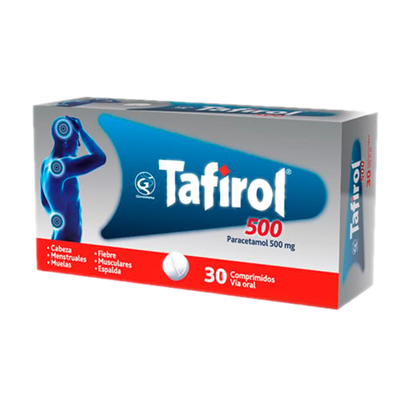 Tafirol 500 Mg 30 Comprimidos