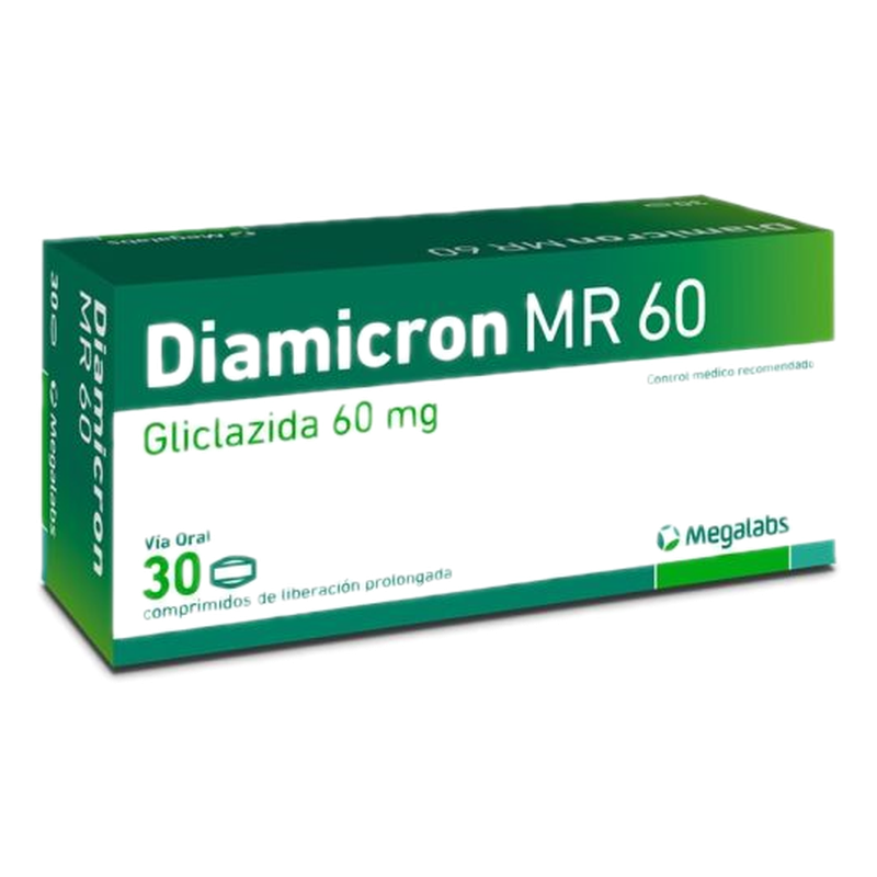 Diamicron Mr 60mg. X 30 Comprimidos