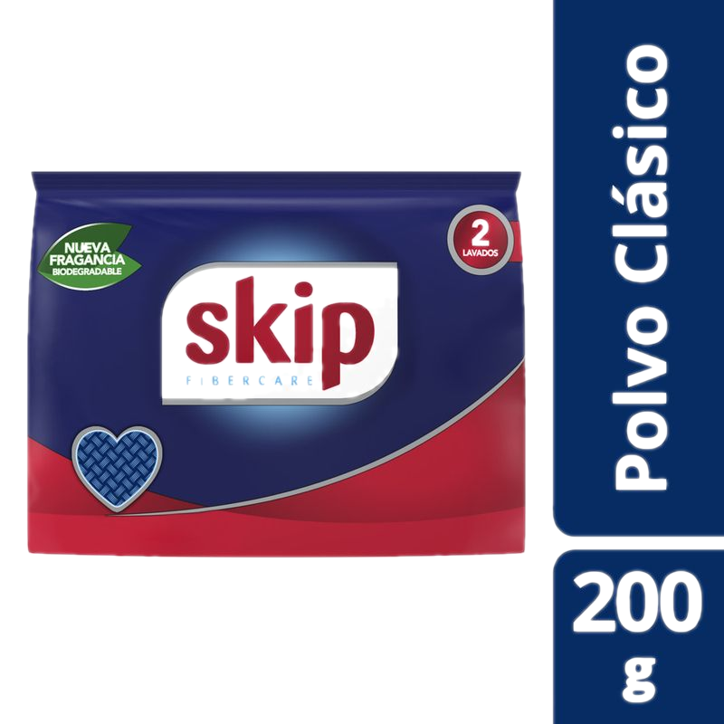 Detergente En Polvo Skip 200 G